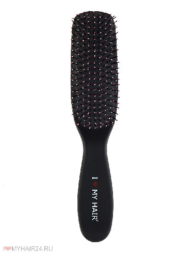 Парикмахерская щетка черная матовая М I LOVE MY HAIR Spider ECO 1501