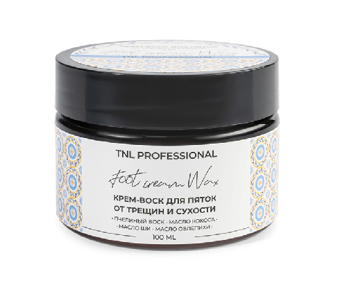 Крем-воск для пяток Foot Cream Wax 3 в 1 от трещин и сухости TNL, 100 мл (1)